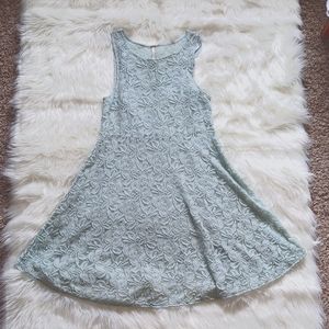 Free people rose lace dress